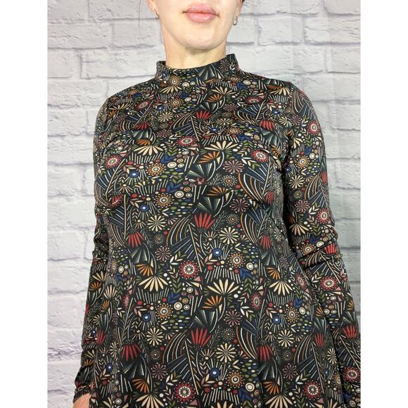 Altar'd  State Moody Color Scheme Mini Dress - Picture 1 of 8